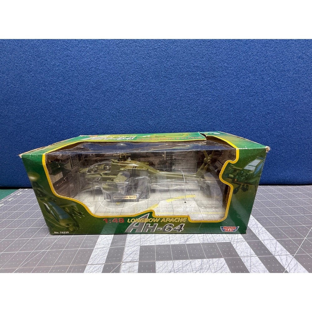 Motor Max No.‎ 76339 AH-64 Longbow Apache Diecast Metal & Plastic